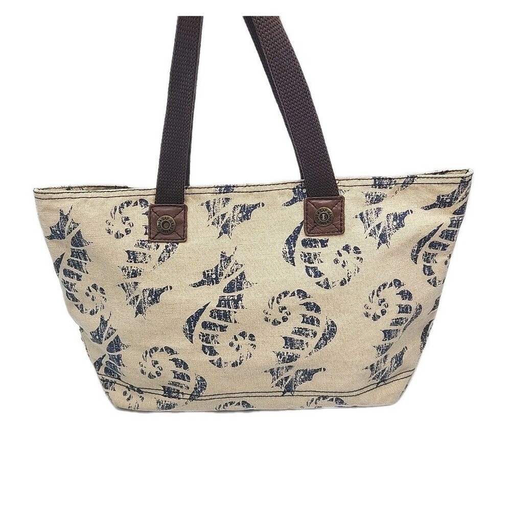 GAP Bag Seahorse Large Canvas Weekender Tote 21"x13" Open Top Travel Beach VTG